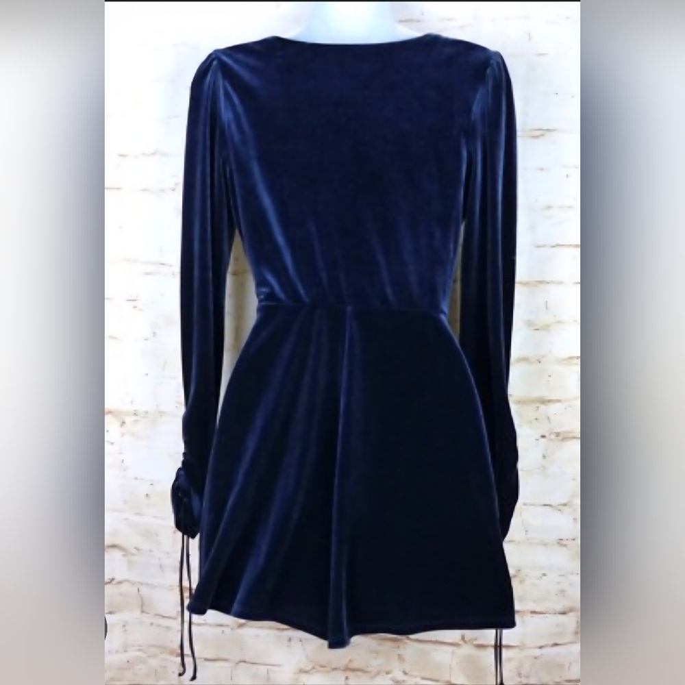 Urban Outfitters Midnight Blue Long Sleeve Dress - Picture 3 of 8